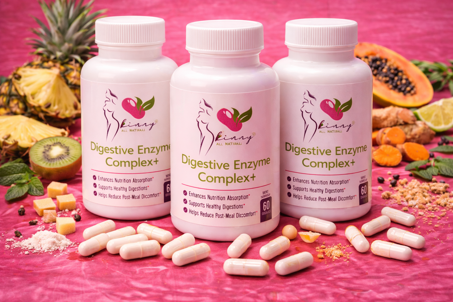 ENZIMAS DIGESTIVAS KIT 3