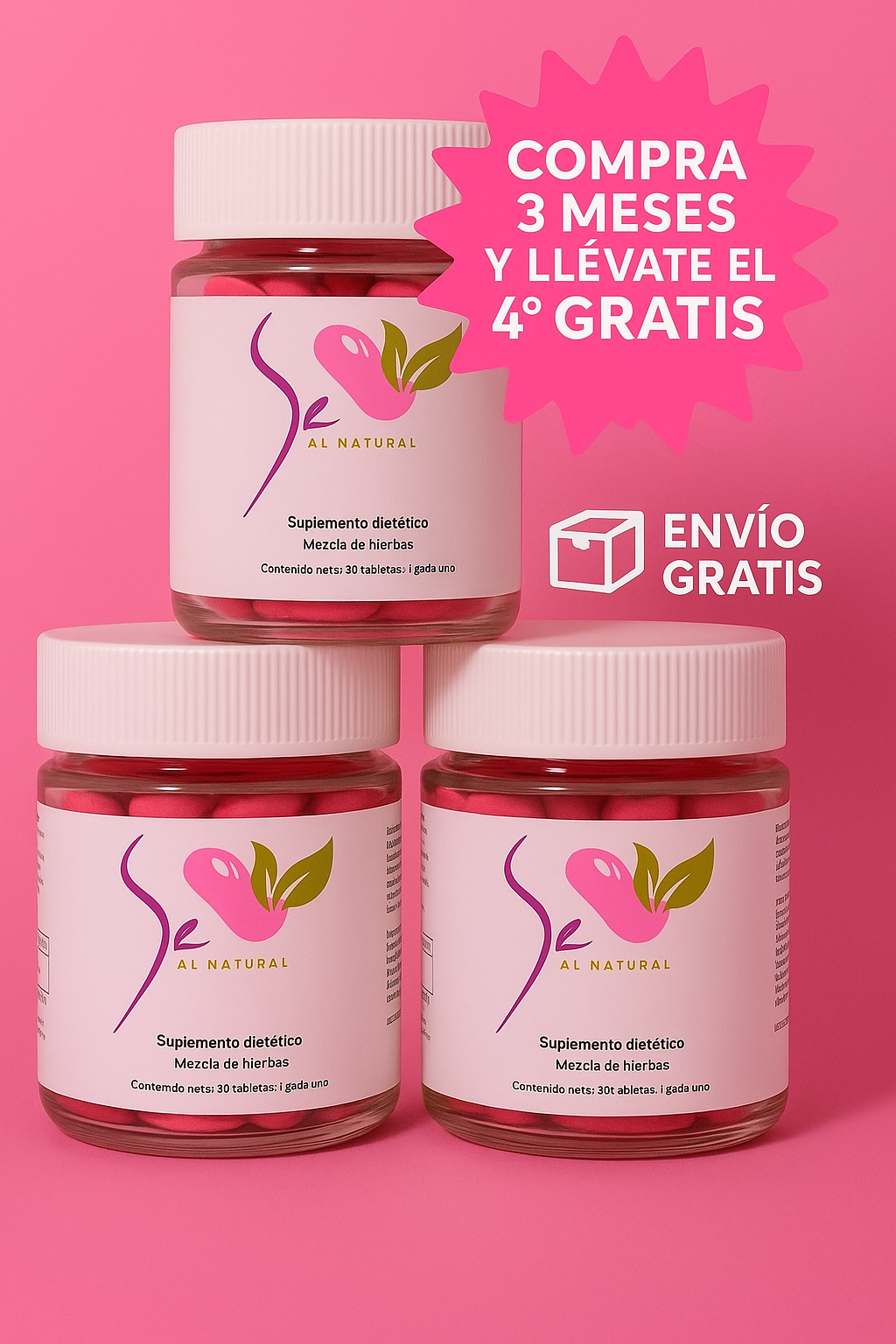 KIT GOMITA COMPRA 3 MESES LLÉVATE EL 4 GRATIS